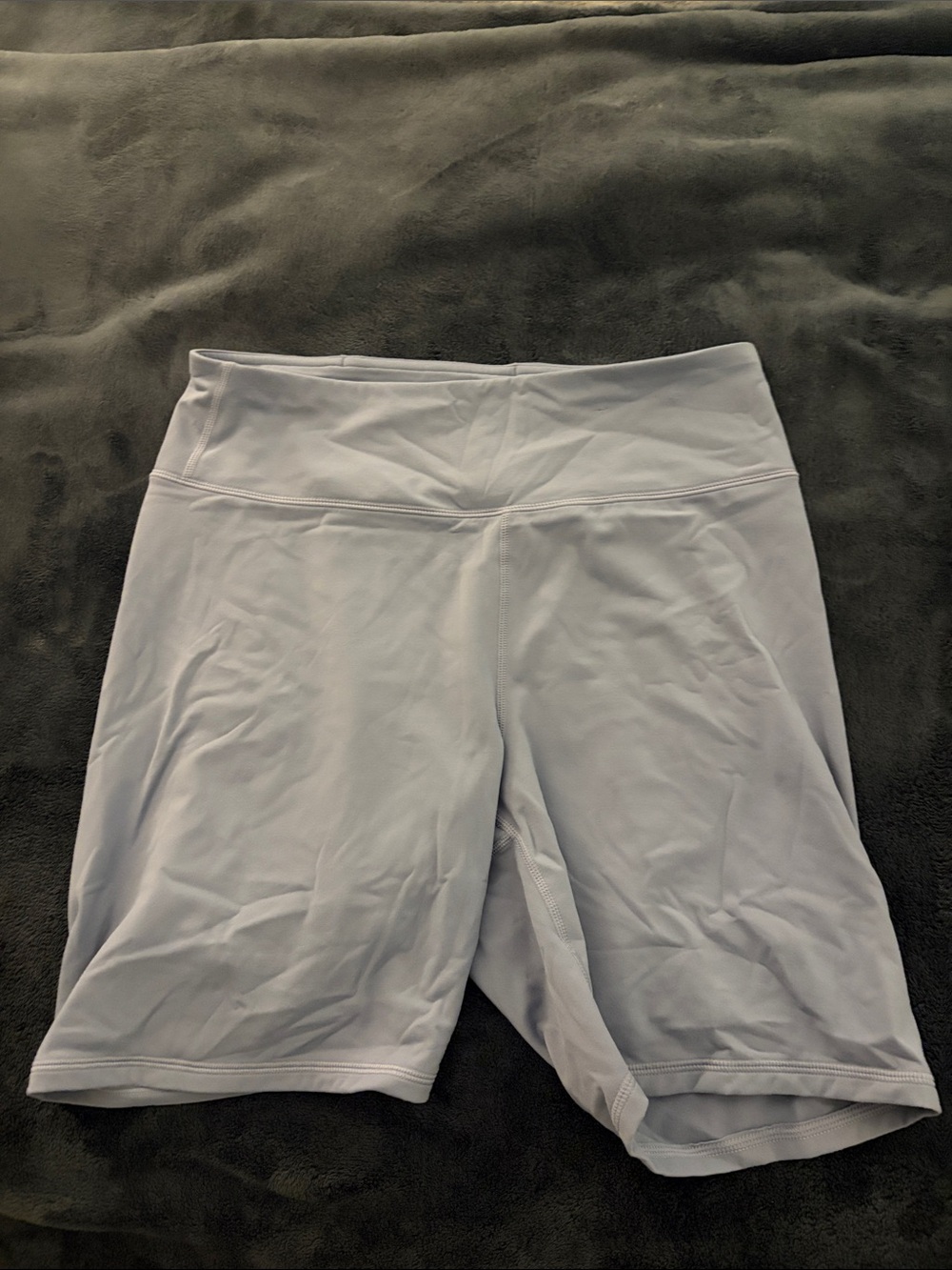 High-Waist Light Lavender Bike Shorts for Women